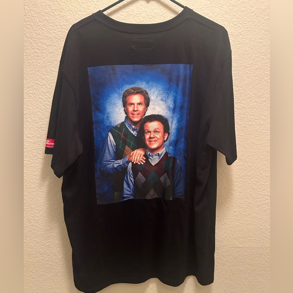 Stepbrothers shirt with stitched on logo